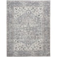 thumbnail image 1 of Nourison Home Machine Washable Traditional Boho Grey 7'10" x 9'10" Area Rug, (8' x 10'), 1 of 14