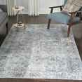 thumbnail image 1 of Nourison Home Machine Washable Traditional Boho Light Grey/Blue 5'3" x 7'3" Area Rug, (5' x 7'), 1 of 10