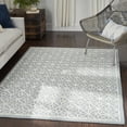 thumbnail image 1 of Nourison Home Modern Geometric Light Blue 3'9" x 5'9" Area Rug, (4' x 6'), 1 of 9