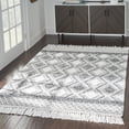 thumbnail image 1 of Nourison Home Moroccan Contemporary Grey/Ivory 5'3" x 7'6" Area Rug, 1 of 9
