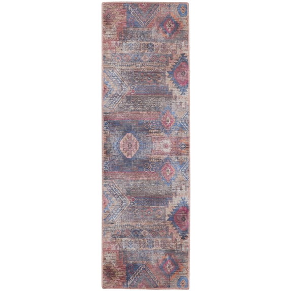 Nourison Home Nc Series 1 Tribal Multicolor 2'2" x 10' Area Rug (2x10)