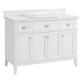 thumbnail image 1 of Nicole Curtis Northville 48" Vanity in Matte White Oak with Pure White Top, 1 of 17