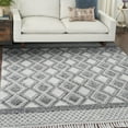 thumbnail image 1 of Nourison Home Series 3 8' x 10'6" Grey/Ivory Diamond Indoor Rug, 1 of 9