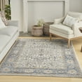 thumbnail image 1 of Nourison Home Series 4 Persian Cream Blue 4' x 6' Area Rug, (4x6), 1 of 8