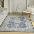 thumbnail image 1 of Nourison Home Series 4 Persian Grey/Navy 6'7" x 9'2" Area Rug, (7x9), 1 of 8