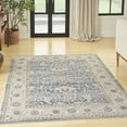 thumbnail image 1 of Nourison Home Series 4 Persian Light Blue Grey 4' x 6' Area Rug, (4x6), 1 of 8
