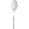 thumbnail image 1 of Nicole Fantini Medium Weight White Disposable Plastic Tea Spoon Collection: Qty 500, 1 of 4