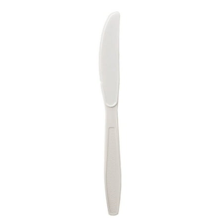 Nicole Fantini's Disposable Economical Plastic White Knifes (200 Count) for home Resturant, Hotel, Deli & big parties