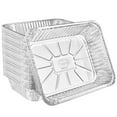 thumbnail image 1 of Nicole Fantini's Disposable Heavy Duty 14.2"X10.63"X 2.94" Aluminum Giant Lasagna Baking Pan Use it to Roast Turkey, Chicken: QTY 100, 1 of 5