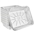 thumbnail image 1 of Nicole Fantini's Disposable Heavy Duty 14.2"X10.63"X 2.94" Aluminum Giant Lasagna Baking Pan Use it to Roast Turkey, Chicken: QTY 20, 1 of 5