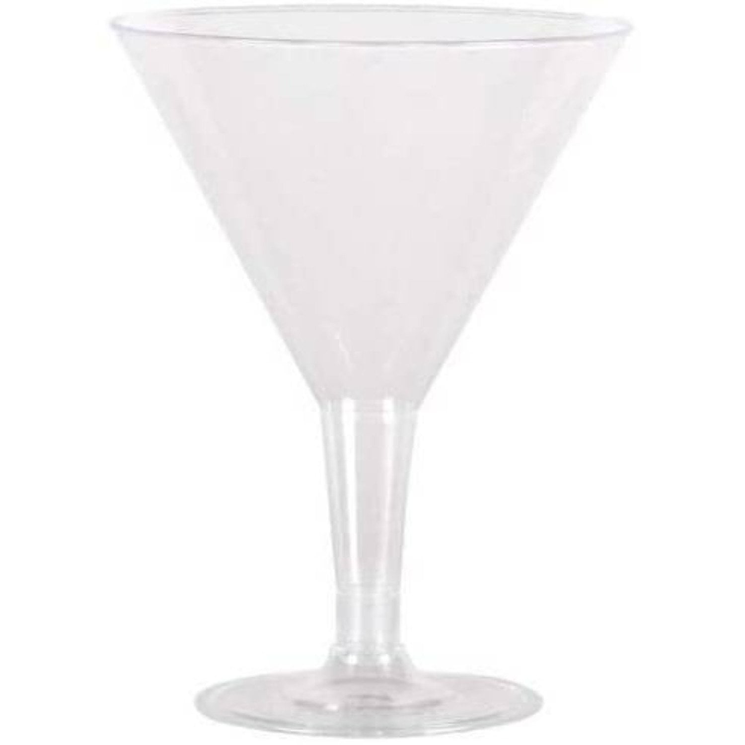 VeZee's Hanna K. Signature 7oz Disposable Clear Plastic Martini Cups 20 ...