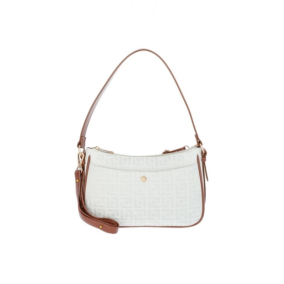 Nicole Fiorelli Women's Crossbody Bag, Geo White Jacquard