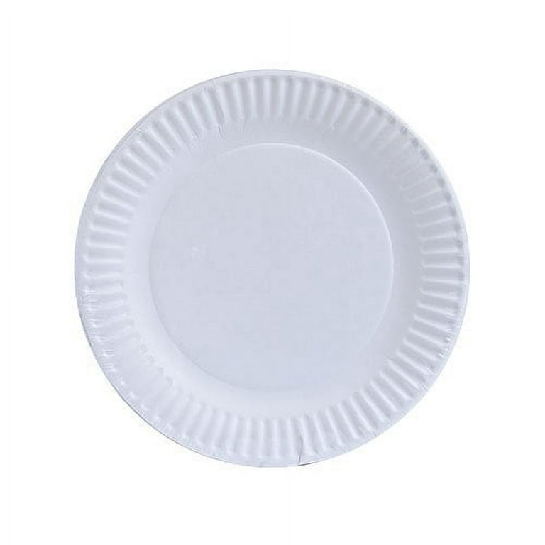  Nicole Home Collection 100 Count Everyday Dinnerware Paper Plate,  6-Inch, White (200 Count) : Health & Household