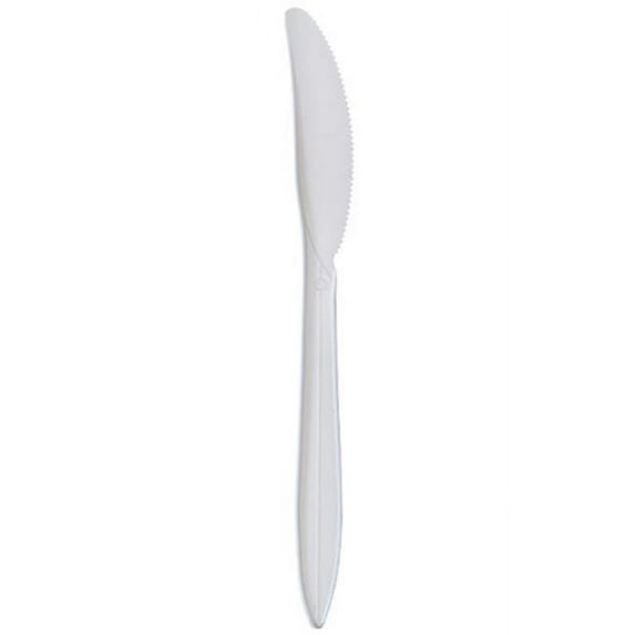Nicole Home Collection 81449 Polypropylene Knife Med White - 1000 Per Case