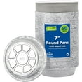 thumbnail image 1 of Nicole Home Collection Aluminum Pans 7” Round Disposable Foil Pans With Lids (50 Pack) – 7 Inch Round Disposable Takeout Pans With Board Lids (7" Inch Round), 1 of 6