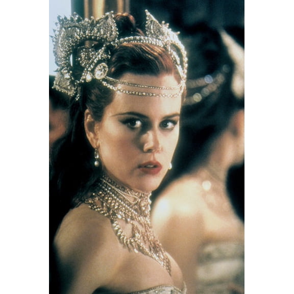 Nicole Kidman as Satine in Moulin Rouge! 24x36 Poster Busty Pose in Beads Tiara