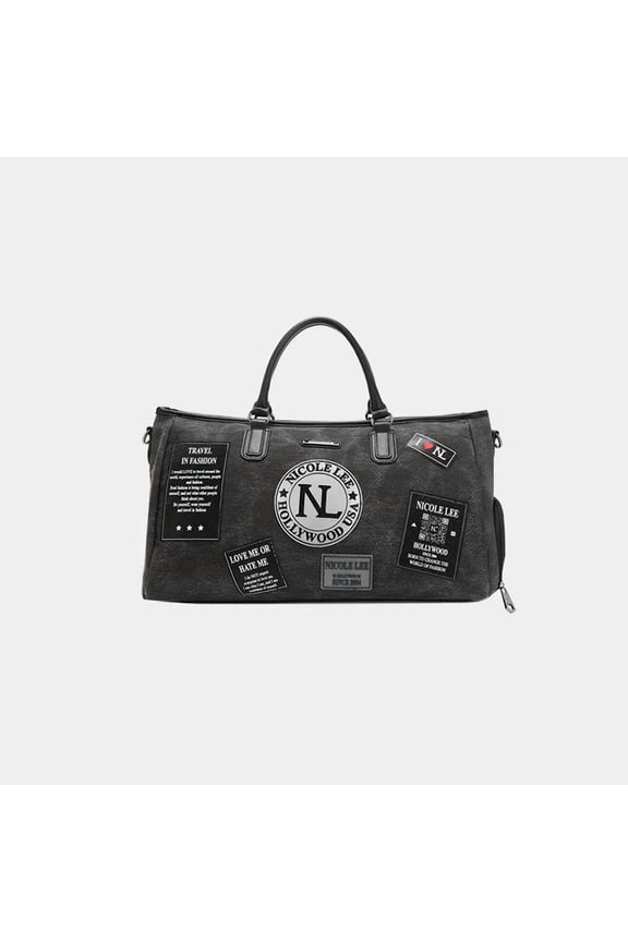Nicole Lee USA Denim Patch Duffel