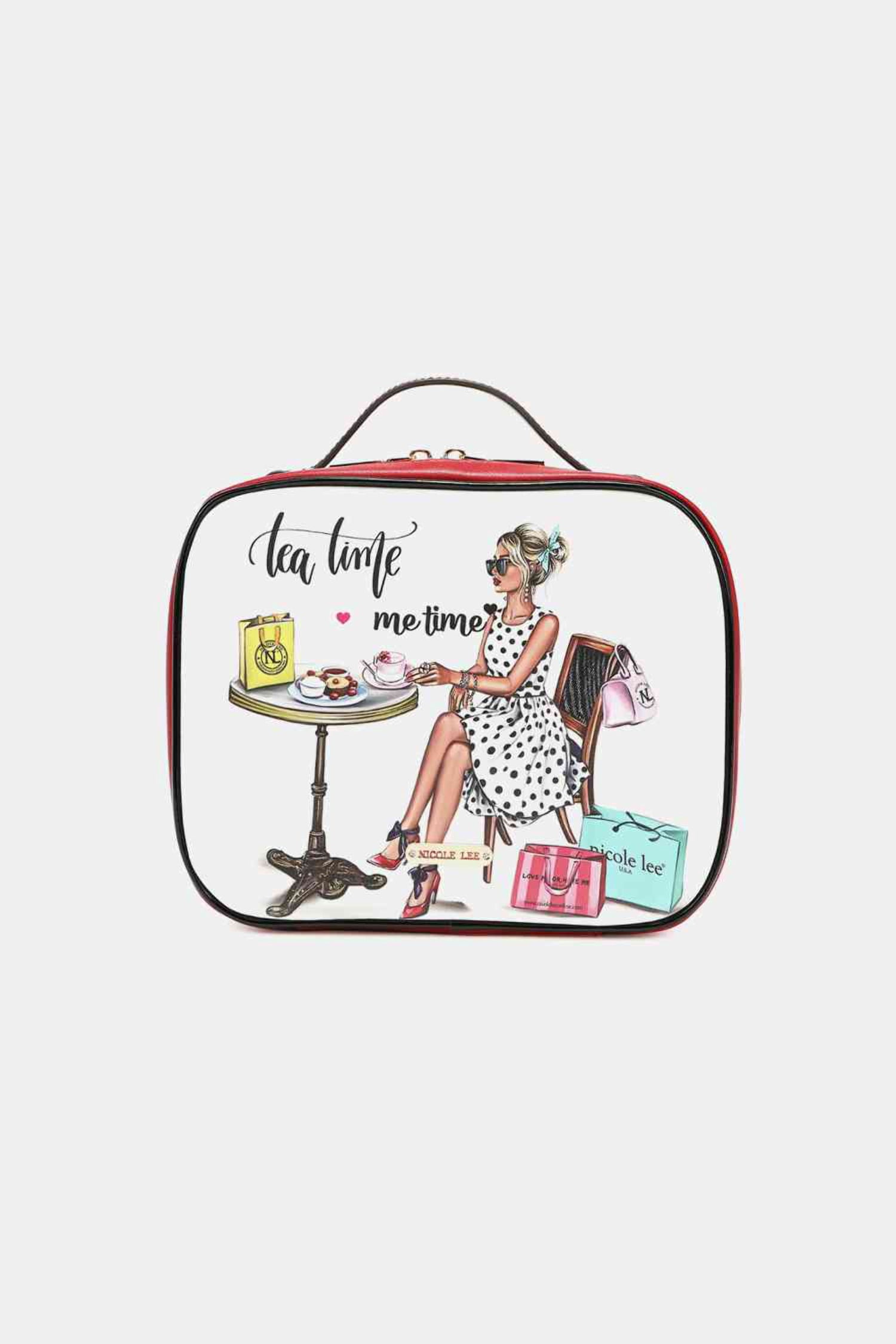 Nicole Lee USA Printed Handbag with Three Pouches - Walmart.com