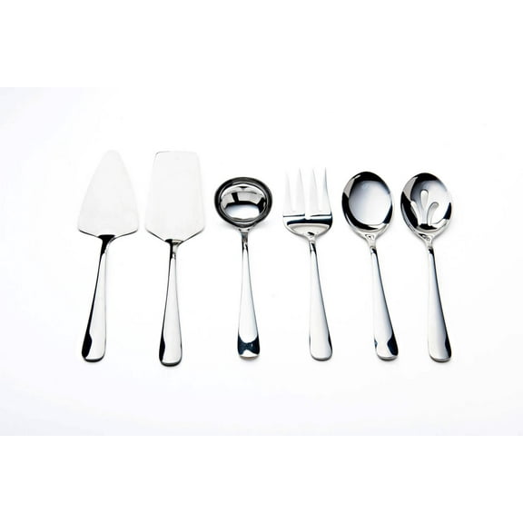 Nicole Miller 6-Piece Stainless Steel Madison Hostess Serving Set
