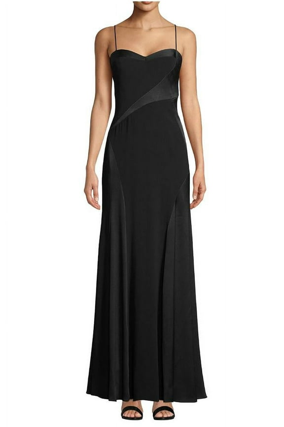 Artelier BLACK Crinkle Sweetheart Gown, US 4