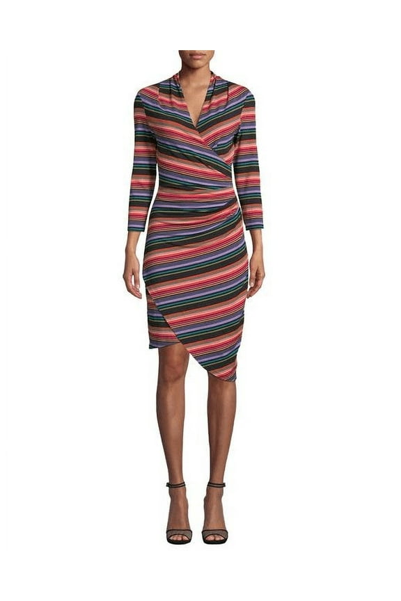 Artelier MULTICOLOR Downtown Stripe Stefanie Dress, US Petite