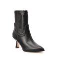 thumbnail image 1 of Nicole Miller Dixon Stretch Mid-Rise Heeled Booties for Women – Fashionable, Comfortable, Chic Ankle Boots with Sleek Design, Versatile for Casual and Formal Wear, 1 of 5