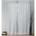 thumbnail image 1 of Nicole Miller Faux Linen Slub Textured Hidden Tab/Rod Pocket Top Light Filtering Curtain Panel Pair, 54"x96", Winter, 1 of 8