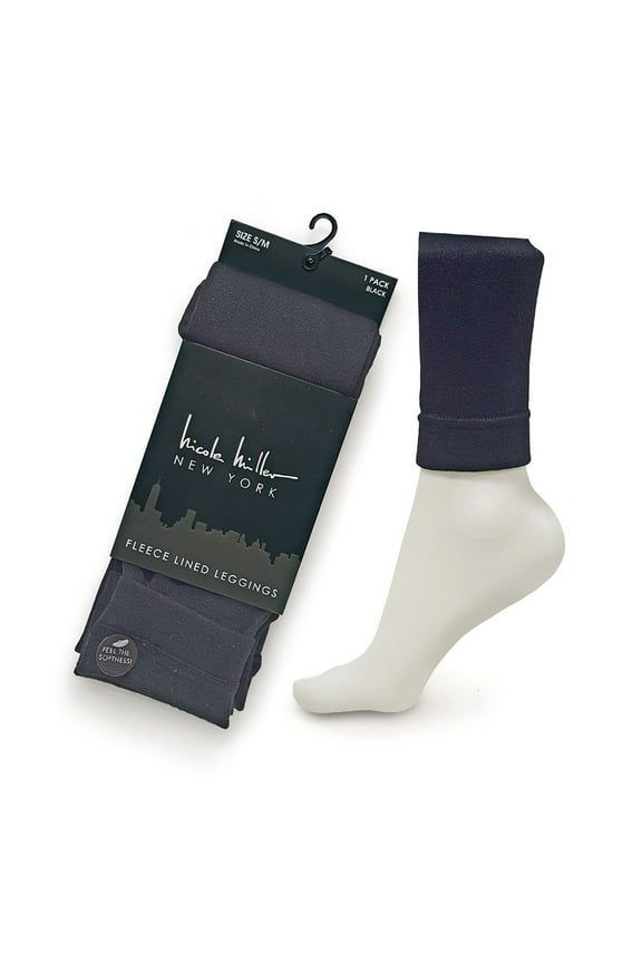 Fleece Lined Leggings 2-Pack Women's Winter Tights Soft Warm Comfort