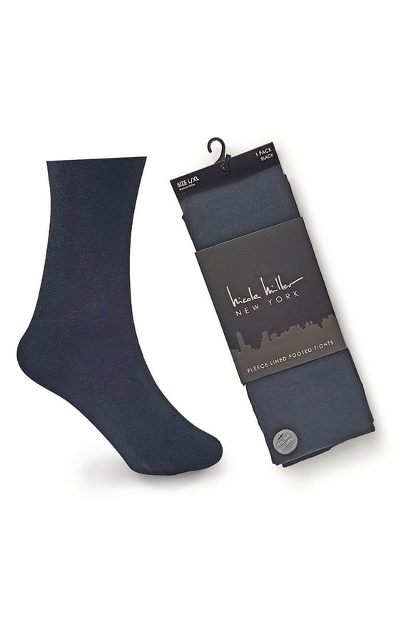 Fleece Lined Women's Leggings 2-Pack Warm Soft Comfort Size M L