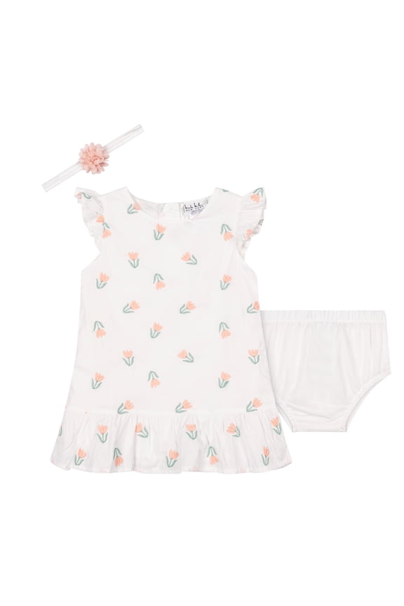Infant Girls' Dress and Bloomer, 2-Piece Set, Sizes 12M-24M