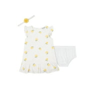 Ensemble Bébé Fille Nicole Miller New York - Robe Sans Manches + Haut + Leggings - Taille 3T, Neuf Avec étiquettes