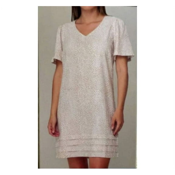 Nicole Miller Ladies' Linen Blend Dress | White, Large