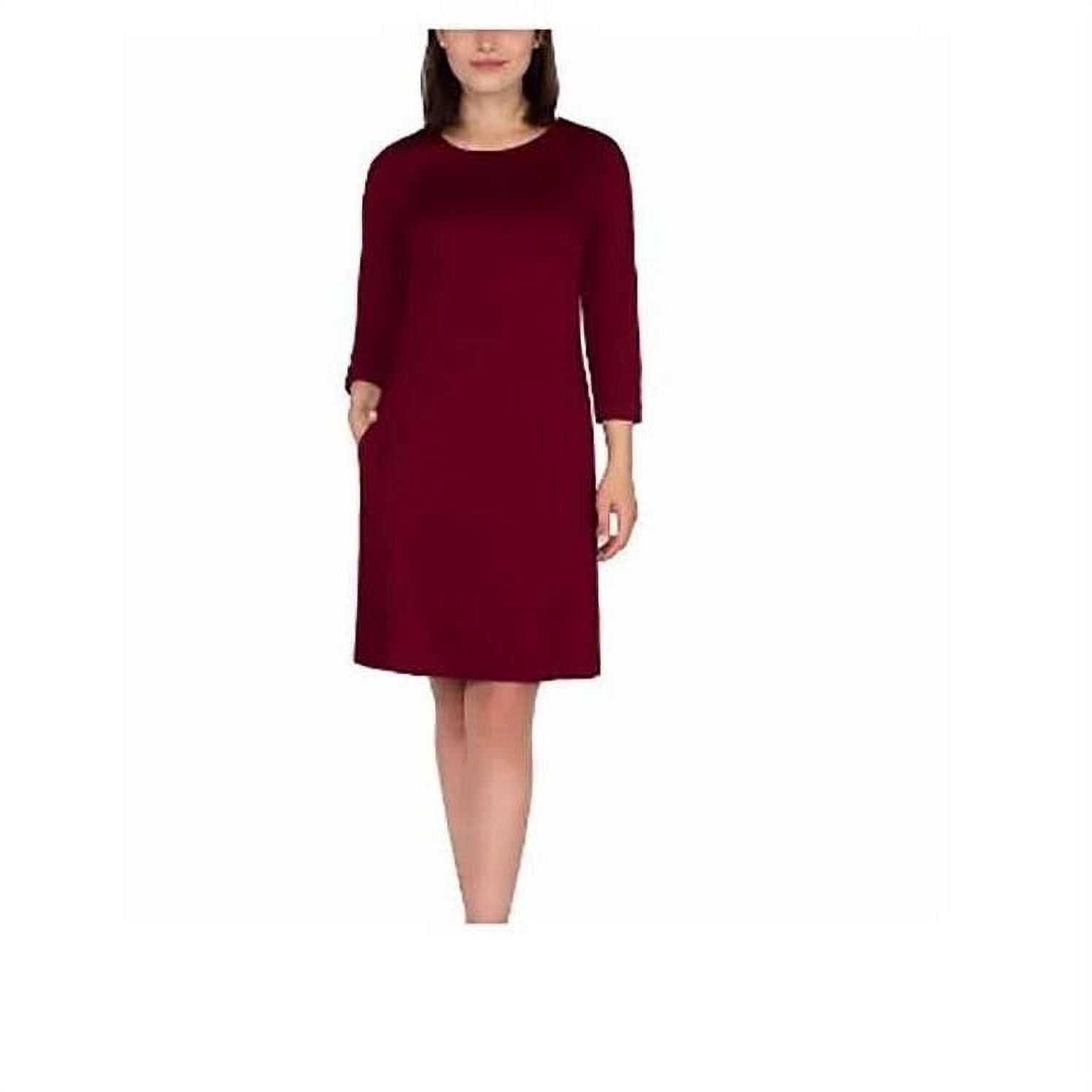 nicole miller burgundy dress NICOLE BURGUNDY DRESS – Güendolina main image 0