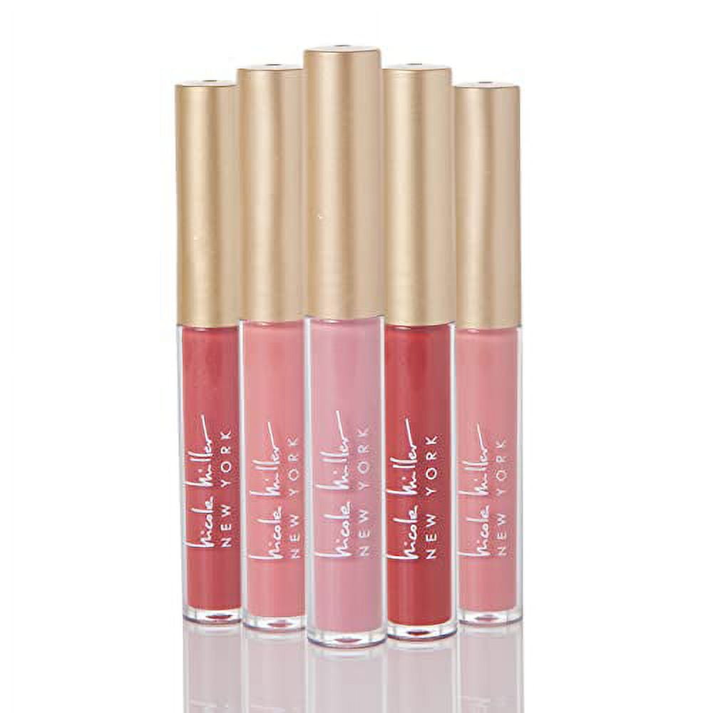 Nicole Miller 5 Pc Lip Gloss Collection Pink (5 Pieces)