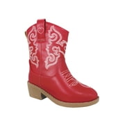 Pawz Little and Big Girls Western Boots, Sizes 5-3