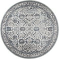 thumbnail image 1 of Nicole Miller New York Kenmare Celeste Traditional Medallion Area Rug, Gray/Blue, 7' 10" Round, 1 of 5