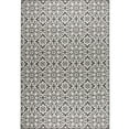 thumbnail image 1 of Nicole Miller New York Patio Country Danica Transitional Geometric Indoor/Outdoor Area Rug, Black/Grey, 1'9"x2'11", 1 of 9
