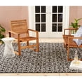 thumbnail image 1 of Nicole Miller New York Patio Country Danica Transitional Geometric Indoor/Outdoor Area Rug, Black/Grey, 5'2"x7'2", 1 of 8