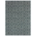 thumbnail image 1 of Nicole Miller New York Patio Country Danica Transitional Geometric Indoor/Outdoor Area Rug, Navy Blue/Ivory , 5'2"x7'2", 1 of 9