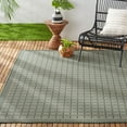 thumbnail image 1 of Nicole Miller New York Patio Country Luna Contemporary Geometric Indoor/Outdoor Area Rug, Green/Beige, 7'9"x10'2", 1 of 7