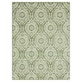 thumbnail image 1 of Nicole Miller New York Patio Country Zoe Moroccan Damask Indoor/Outdoor Area Rug, Light Green/Ivory , 5'2"x7'2", 1 of 9