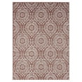 thumbnail image 1 of Nicole Miller New York Patio Country Zoe Moroccan Damask Indoor/Outdoor Area Rug, Terracotta/Ivory , 7'9"x10'2", 1 of 9