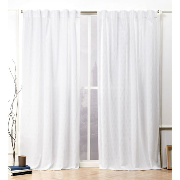 Nicole Miller New York Tangled Hidden Tab Top Curtain Panel Pair