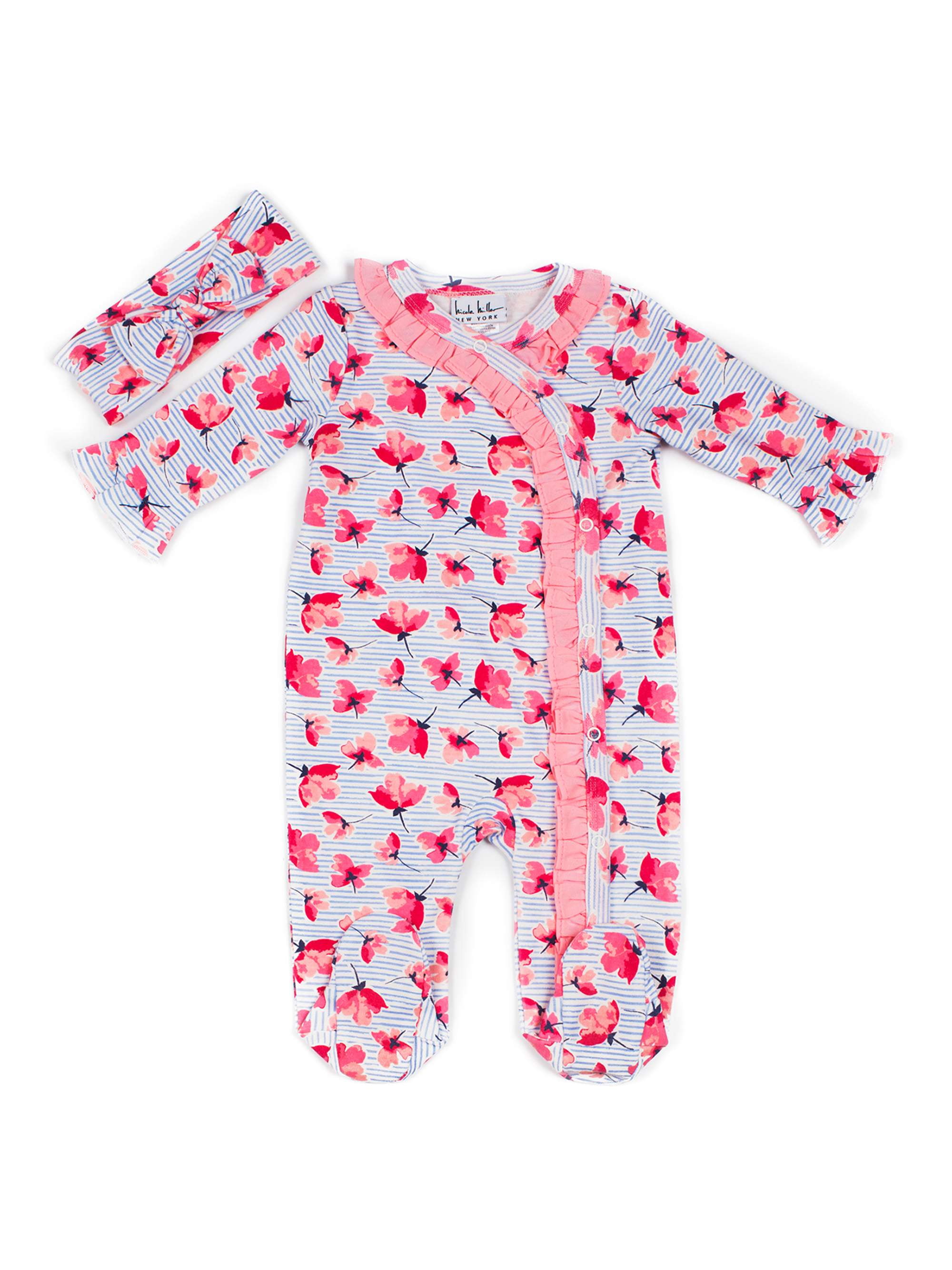 Bon Bini Nicole Miller 8-Pack Infant Girl Socks Set