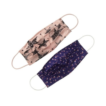 Nicole Miller womens Pack of 2 Cloth Face Masks, os