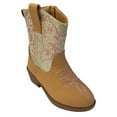 thumbnail image 1 of Nicole Miller Toddler Girls Glitter Embroidered Western Boots, Sizes 7-10, 1 of 5
