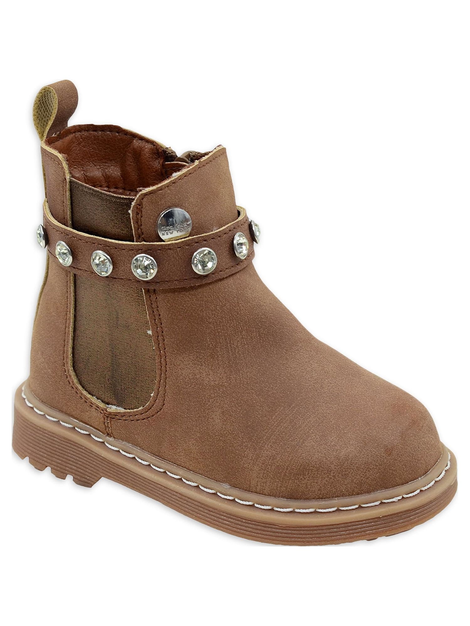 Nicole Miller Toddler Girls Lined Boots, Sizes 7-10