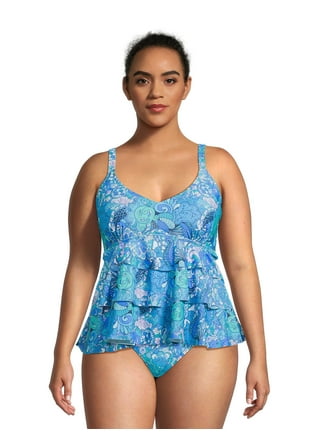 Butterfly ruffles tankini set - Sunseeker