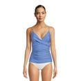 thumbnail image 1 of Nicole Miller Women's Ruched Tankini Top, 1 of 3