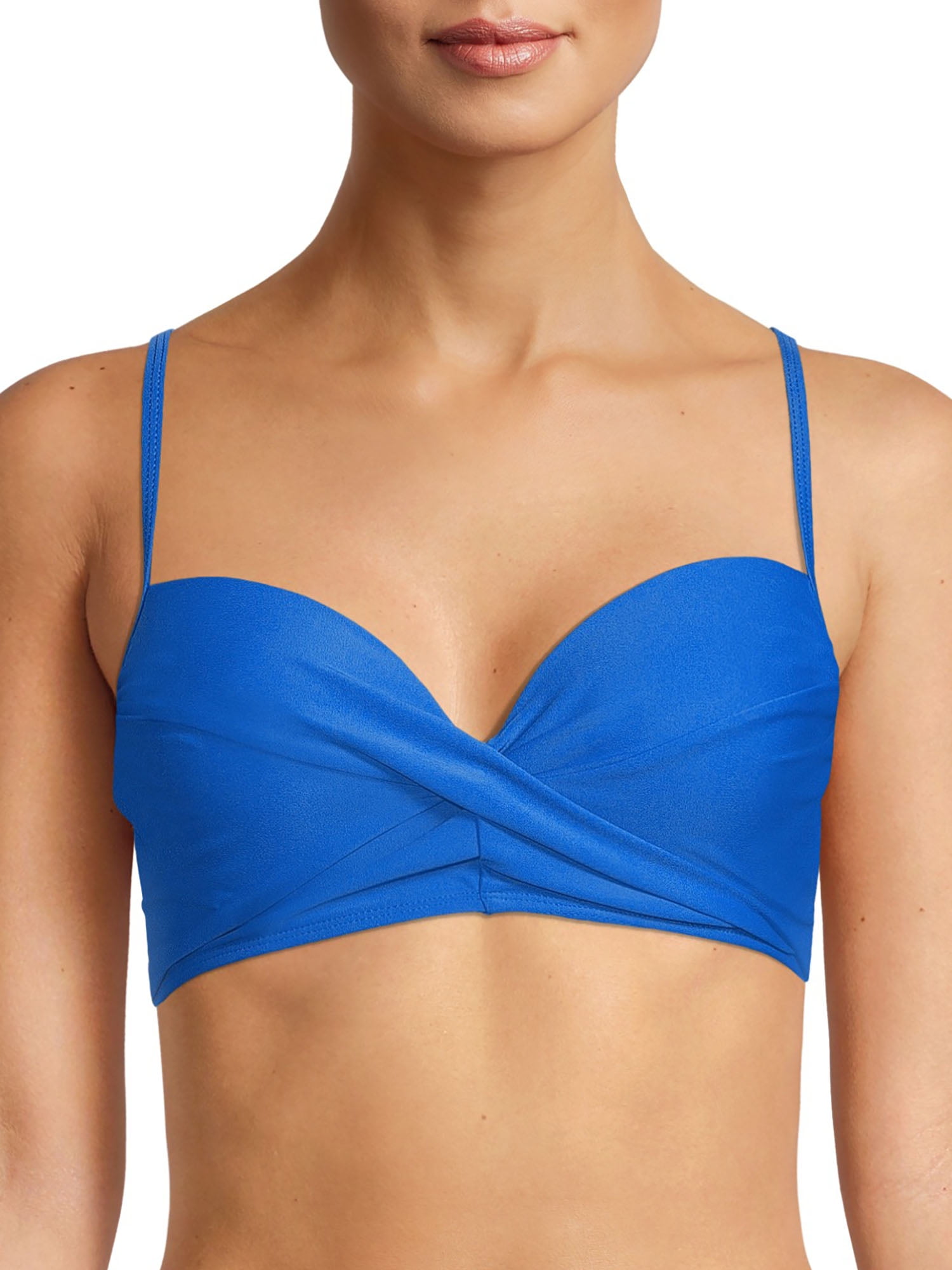Nicole Miller Women's Twist Front Bikini Swimsuit Top